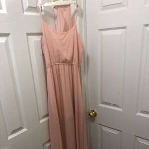 Pink/Blush bridesmaid dress medium
